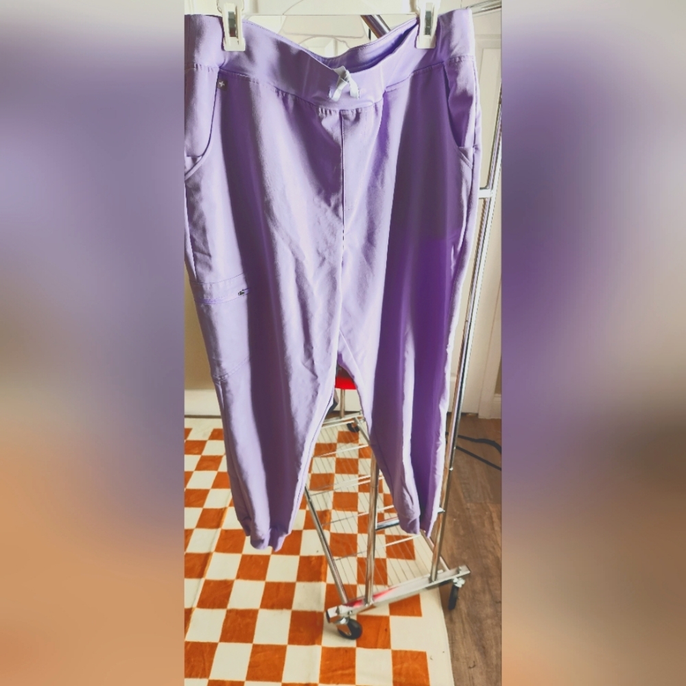 Figs 2XL High Waisted Zamora 2.0 in Lavender Dew